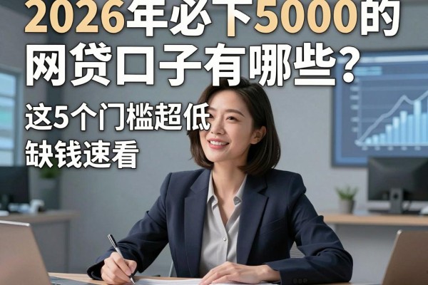 2026年必下5000的网贷口子有哪些？这5个门槛超低，缺钱速看！