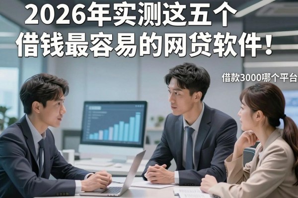 2026年实测这五个借钱最容易的网贷软件!借款3000哪个平台最容易通过?