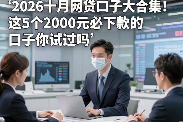 2026十月网贷口子大合集!这5个2000元必下款的口子你试过吗?