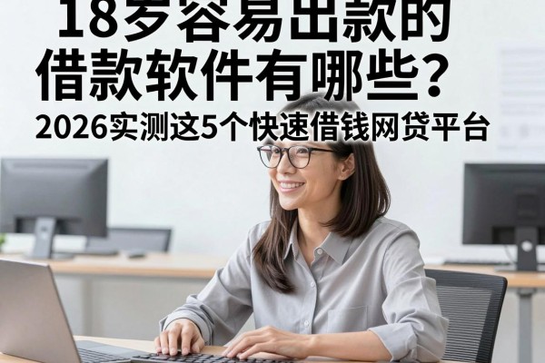 18岁容易出款的借款软件有哪些?2026实测这5个快速借钱网贷平台!