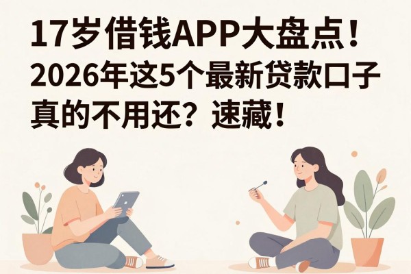 17岁借钱APP大盘点！2026年这5个最新贷款口子，真的不用还？速藏！