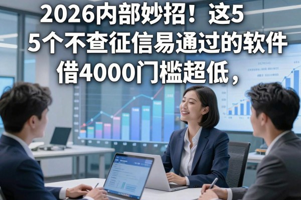 2026内部妙招!这5个不查征信易通过的软件,借4000门槛超低