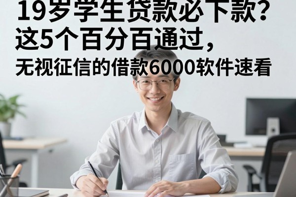 19岁学生贷款必下款?这5个百分百通过、无视征信的借款6000软件速看