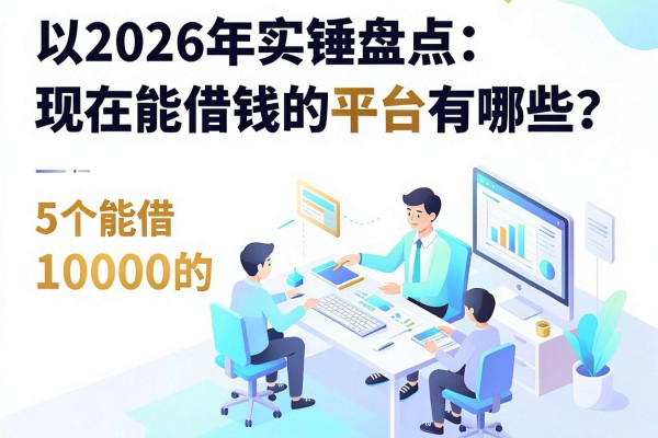 2026年实锤盘点:现在能借钱的平台有哪些?附5个能借10000的正规口子
