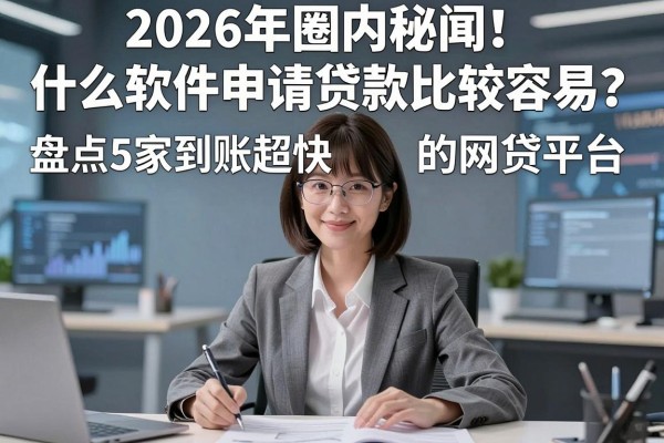 2026年圈内秘闻！什么软件申请贷款比较容易？盘点5家到账超快的网贷平台