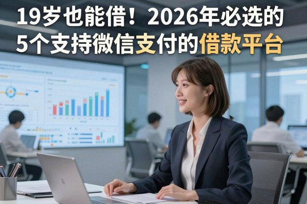 19岁也能借！2026年必选的5个支持微信支付的借款平台