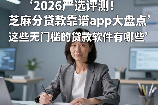 2026严选评测!芝麻分贷款靠谱app大盘点,这些无门槛的贷款软件有哪些?