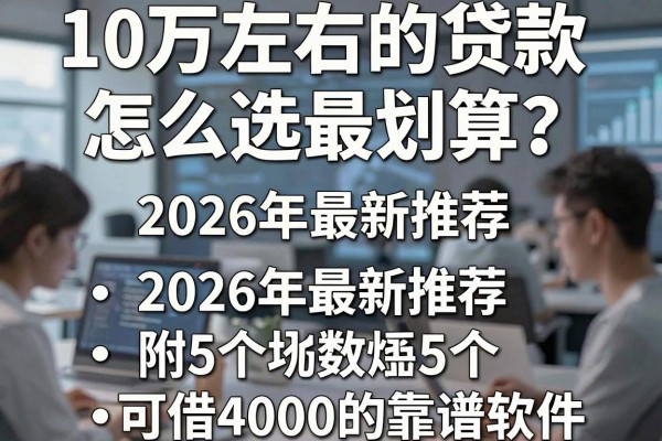 10万左右的贷款怎么选最划算?2026年最新推荐,附5个可借4000的靠谱软件