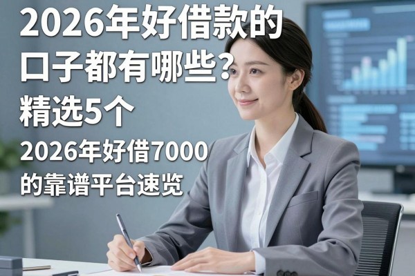 2026年好借款的口子都有哪些？精选5个2026年好借7000的靠谱平台速览