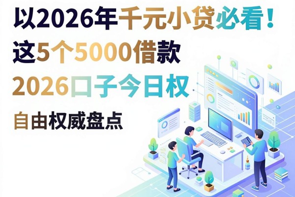 2026年千元小贷必看!这5个5000借款2026口子今日权威盘点