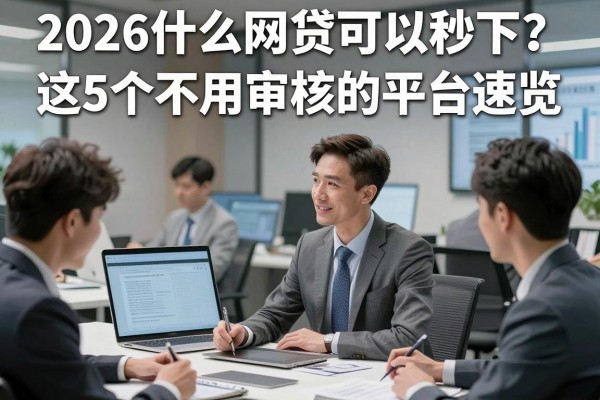 2026什么网贷可以秒下?这5个不用审核的平台速览!