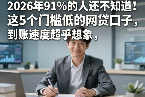 2026年91%的人还不知道!这5个门槛低的网贷口子,到账速度超乎想象