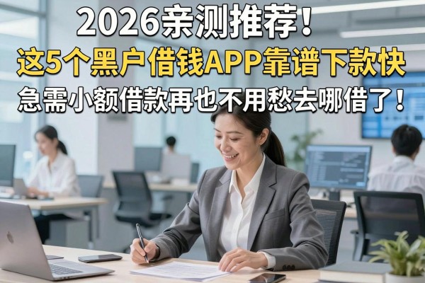 2026亲测推荐！这5个黑户借钱APP靠谱下款快，急需小额借款再也不用愁去哪借了