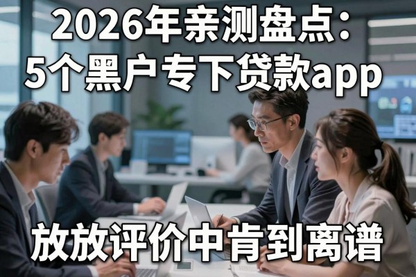2026年亲测盘点:5个黑户专下贷款app,放款评价中肯到离谱!