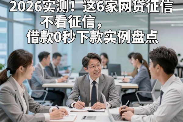 2026实测！这6家网贷征信不看征信，借款0秒下款实例盘点