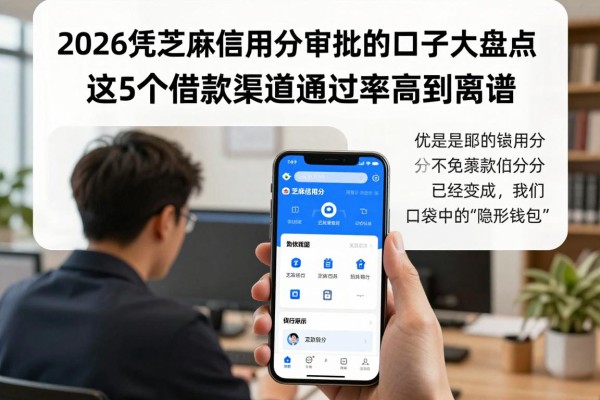 2026凭芝麻信用分审批的口子大盘点!这5个借款渠道通过率高到离谱