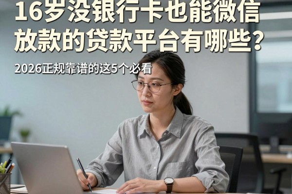 16岁没银行卡也能微信放款的贷款平台有哪些？2026正规靠谱的这5个必看