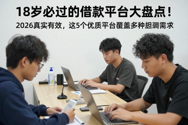 18岁必过的借款平台大盘点！2026真实有效，这5个优质平台覆盖多种周转需求