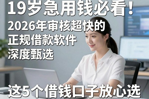 19岁急用钱必看!2026年审核超快的正规借款软件深度甄选,这5个借钱口子放心选!