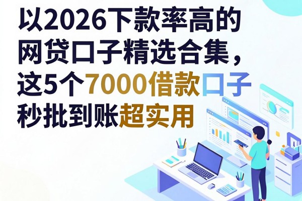2026下款率高的网贷口子精选合集,这5个7000借款口子秒批到账超实用