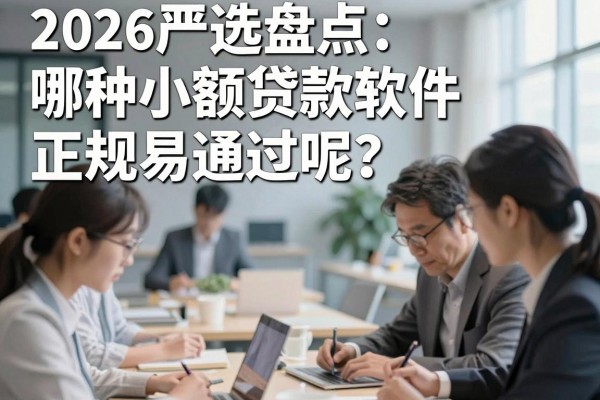 2026严选盘点:哪种小额贷款软件正规易通过呢?这5个平台值得收藏!