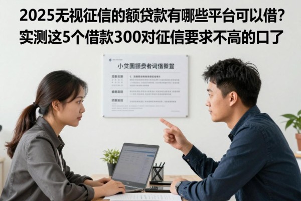 2025无视征信的小额贷款有哪些平台可以借？实测这5个借款3000对征信要求不高的口子