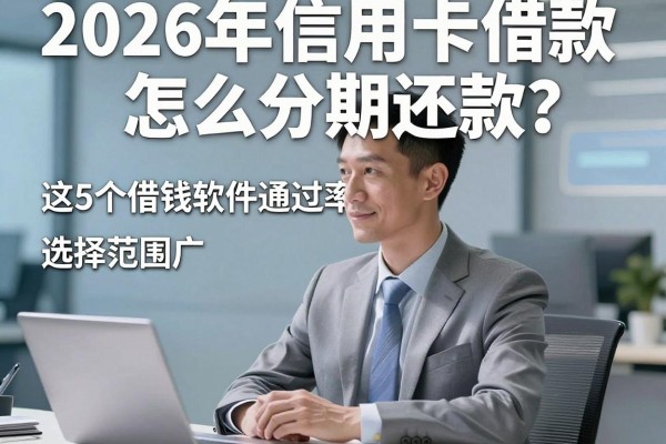 2026年信用卡借款怎么分期还款?这5个借钱软件通过率高、选择范围广!