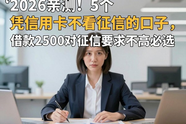 2026亲测!5个凭信用卡不看征信的口子,借款2500对征信要求不高必选