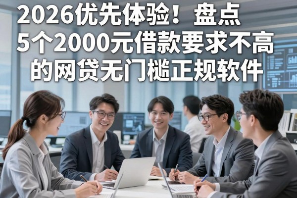 2026优先体验！盘点5个2000元借款要求不高的网贷无门槛正规软件