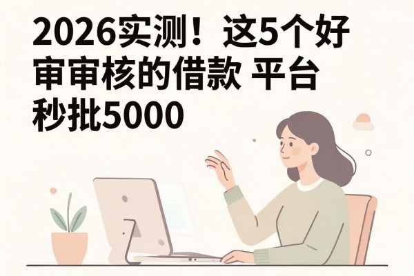 2026实测！这5个好审核的借款平台秒批5000，借钱口子亲测有效