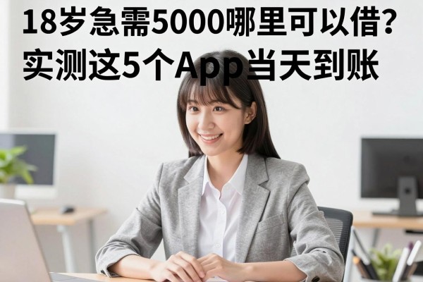 18岁急需5000哪里可以借?实测这5个App当天到账!