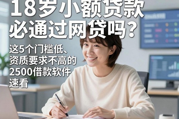 18岁小额贷款必通过网贷吗?这5个门槛低、资质要求不高的2500借款软件速看