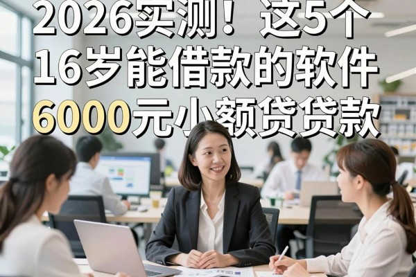 2026实测!这5个16岁能借款的软件,6000元小额贷款无需审核秒到账
