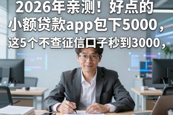 2026年亲测!好点的小额贷款app包下5000,这5个不查征信口子秒到3000