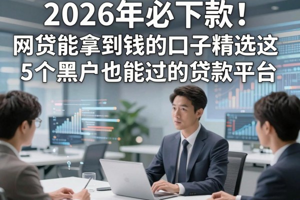 2026年必下款!网贷能拿到钱的口子精选这5个黑户也能过的贷款平台