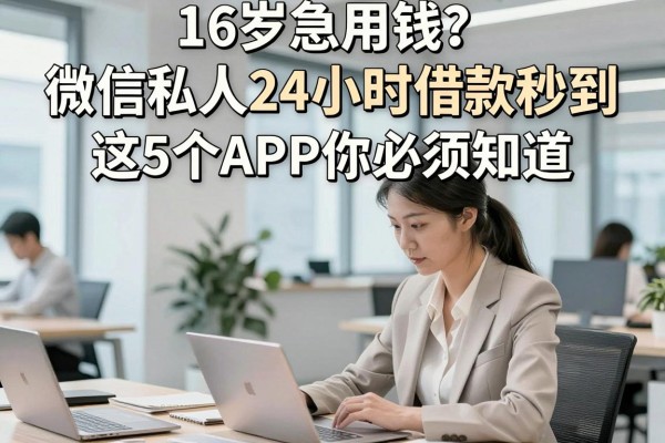 16岁急用钱？微信私人24小时借款秒到，这5个APP你必须知道！