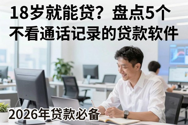 18岁就能贷?盘点5个不看通话记录的贷款软件,2026年贷款必备!