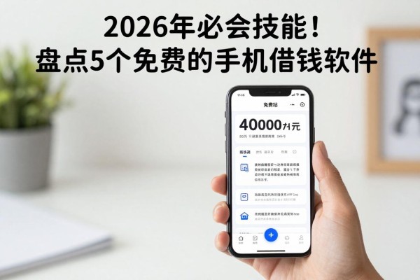 2026年必会技能！盘点5个免费的手机借钱软件，4000元借款对资质要求不高