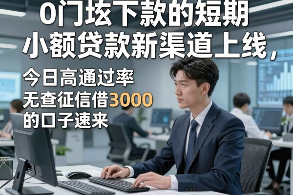 0门槛下款的短期小额贷款新渠道上线，今日高通过率，无查征信借3000的口子速来