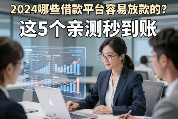 2024哪些借款平台容易放款的?这5个亲测秒到账!
