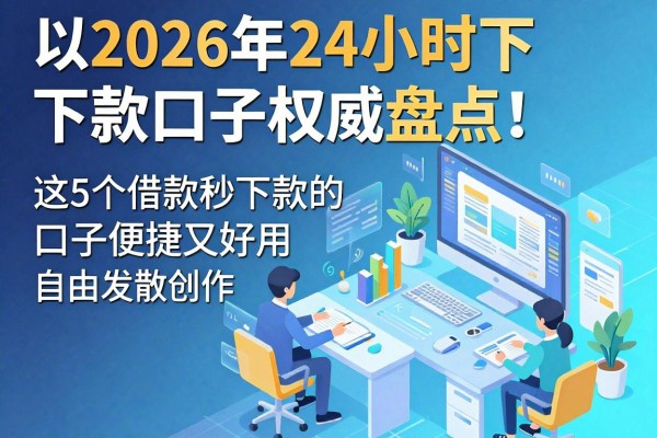2026年24小时下款口子权威盘点!这5个借款秒下款的口子便捷又好用