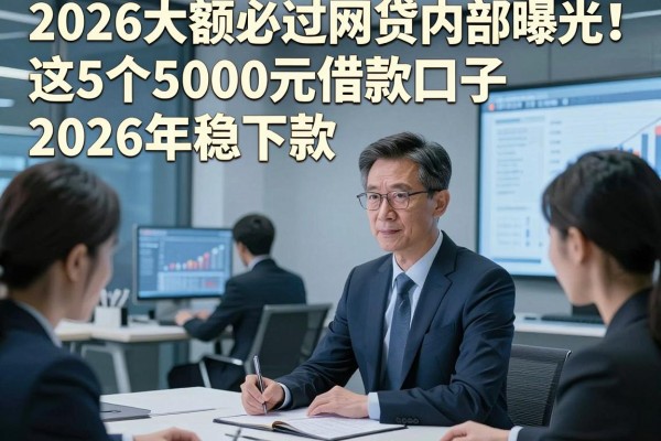 2026大额必过网贷内部曝光!这5个5000元借款口子2026年稳下款