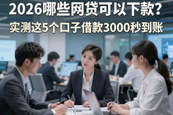 2026哪些网贷可以下款?实测这5个口子借款3000秒到账!