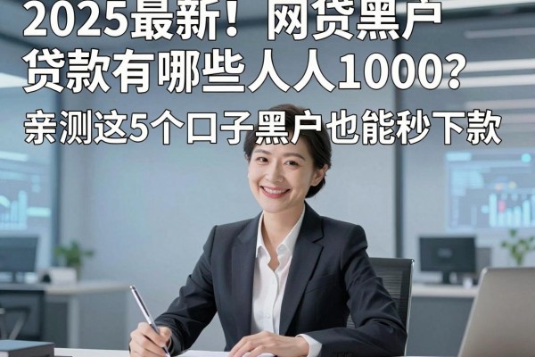 2025最新！网贷黑户贷款有哪些人人1000？亲测这5个口子黑户也能秒下款
