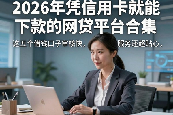2026年凭信用卡就能下款的网贷平台合集,这五个借钱口子审核快、服务还超贴心!
