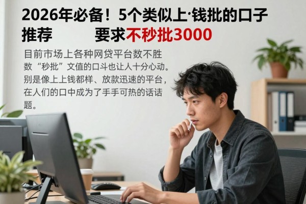 2026年必备!5个类似上上钱秒批的口子推荐,要求不高秒批3000