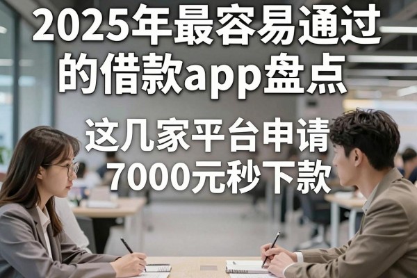 2025年最容易通过的借款app盘点,这几家平台申请7000元秒下款!
