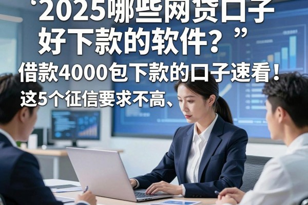 2025哪些网贷口子好下款的软件?这5个征信要求不高、借款4000包下款的口子速看!