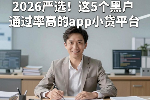 2026严选！这5个黑户通过率高的app小贷平台，借钱容易下款