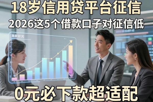 18岁信用贷平台征信，2026这5个借款口子对征信低，0元必下款超适配